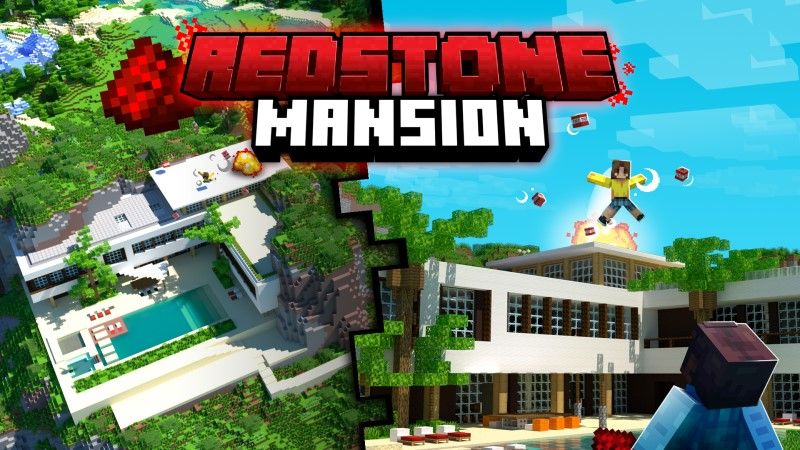 Redstone Mansion on the Minecraft Marketplace by Shapescape