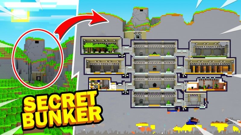 Secret Bunker on the Minecraft Marketplace by Shapescape