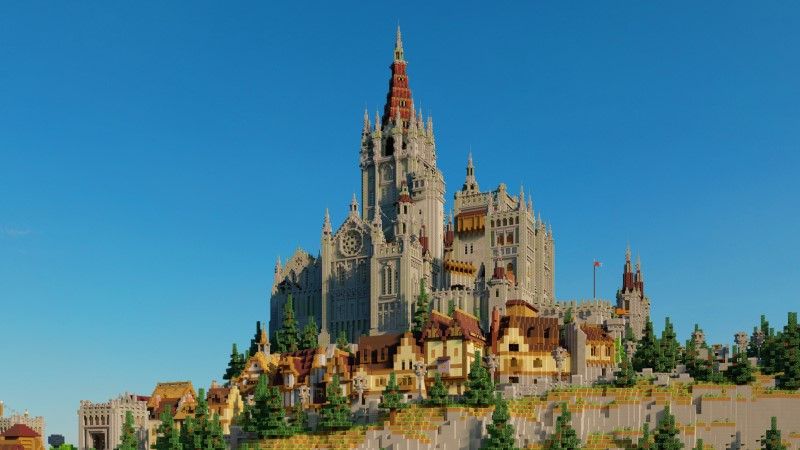 The Lonely Castle on the Minecraft Marketplace by Shapescape