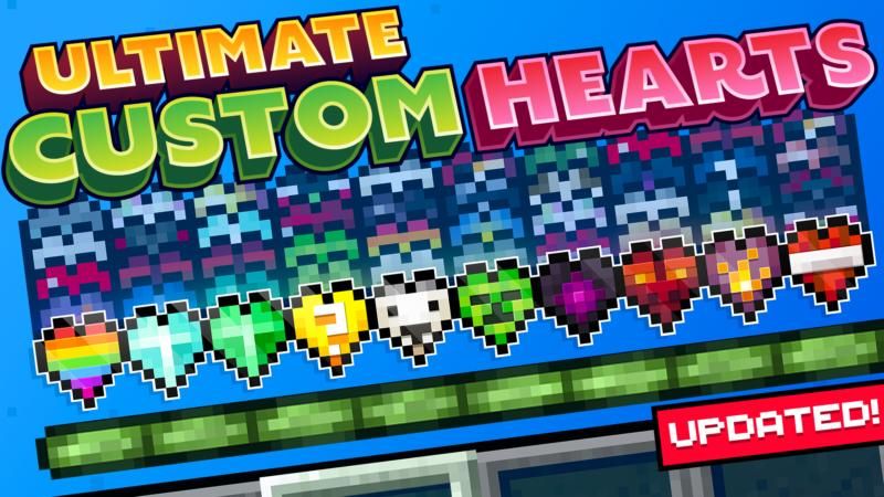 ULTIMATE CUSTOM HEARTS - 1.3 on the Minecraft Marketplace by Shapescape