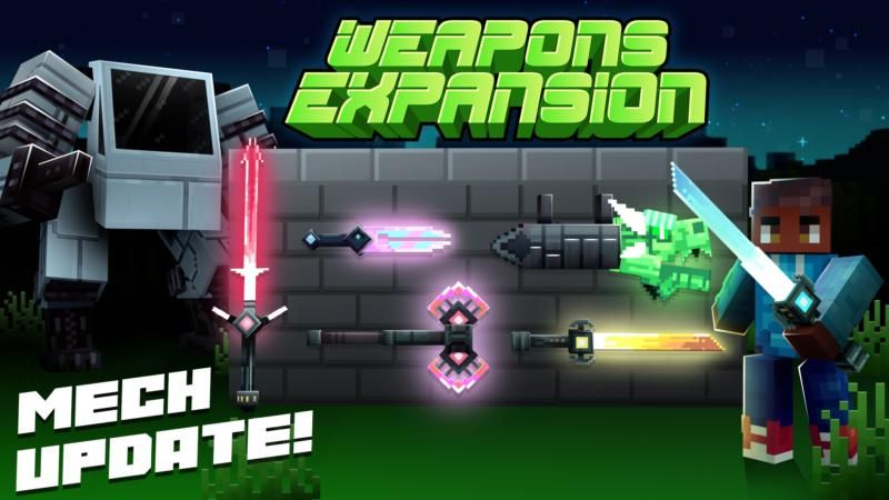 Weapons Expansion SCI-FI on the Minecraft Marketplace by Shapescape