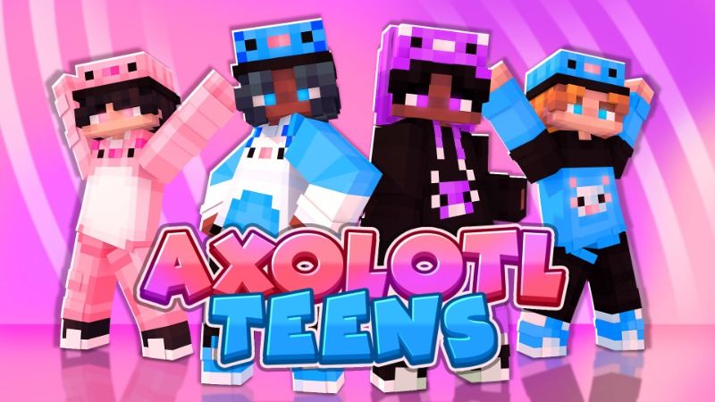 Axolotl Teens on the Minecraft Marketplace by Skilendarz