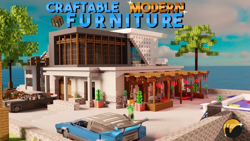 Craftable Modern Furniture on the Minecraft Marketplace by Snail Studios