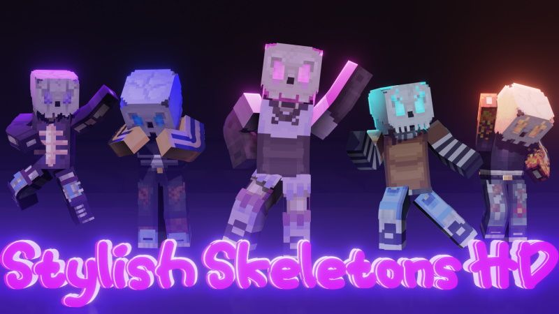 Stylish Skeletons HD on the Minecraft Marketplace by Snail Studios