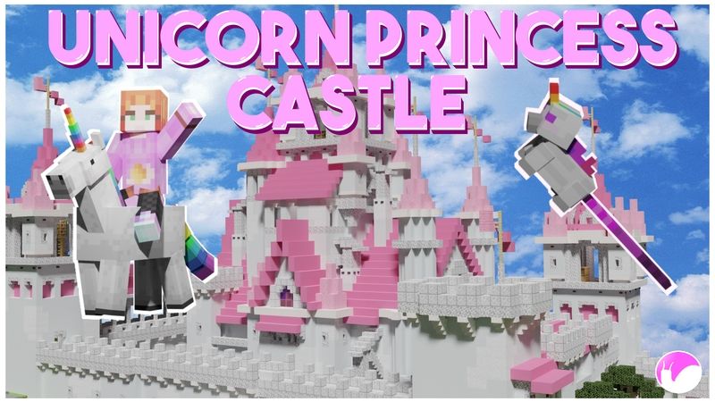 Unicorn Princess Castle on the Minecraft Marketplace by Snail Studios