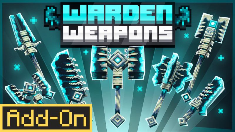 WARDEN WEAPONS Add-On on the Minecraft Marketplace by SNDBX
