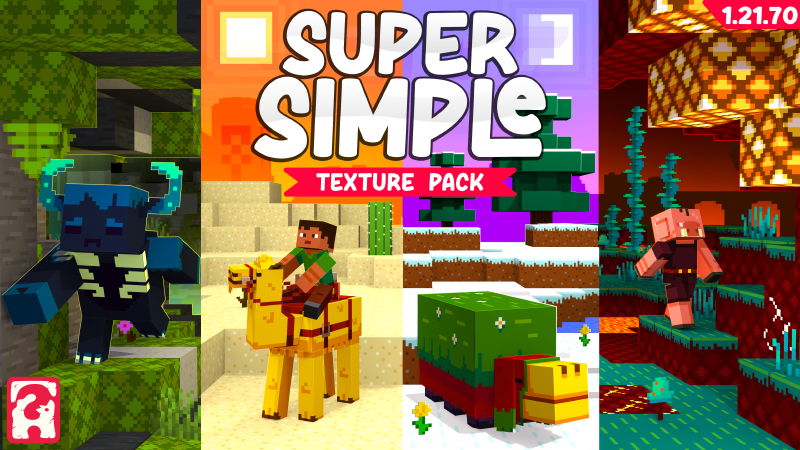 Super Simple Texture Pack on the Minecraft Marketplace by Some Game Studio