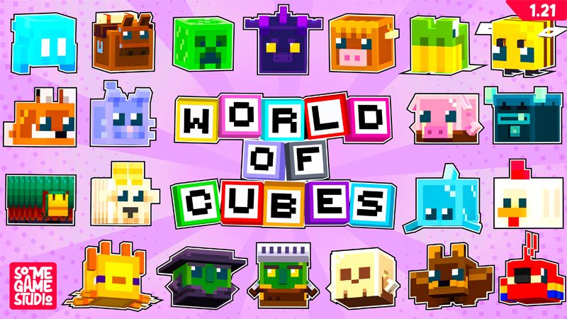 World of Cubes Texture Pack on the Minecraft Marketplace by Some Game Studio