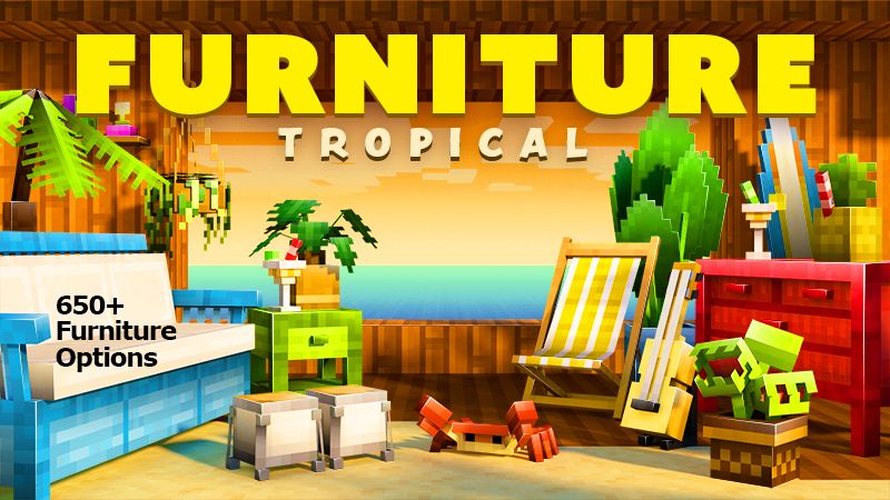 Furniture: Tropical on the Minecraft Marketplace by Spark Universe