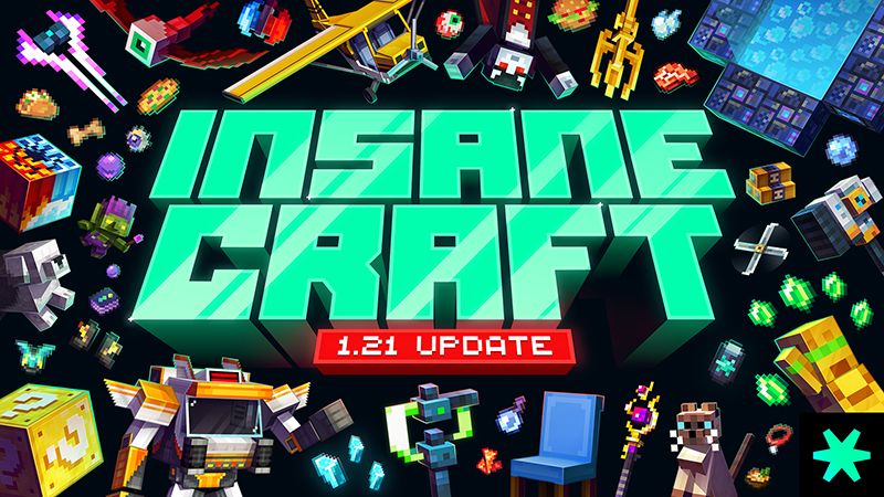 InsaneCraft Pack 1.6 on the Minecraft Marketplace by spark-universe