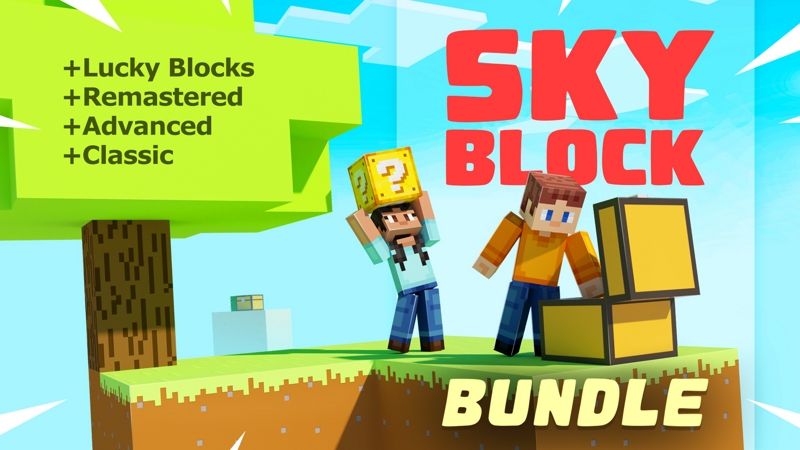 SKYBLOCK BUNDLE (4x Worlds) on the Minecraft Marketplace by Spark Universe