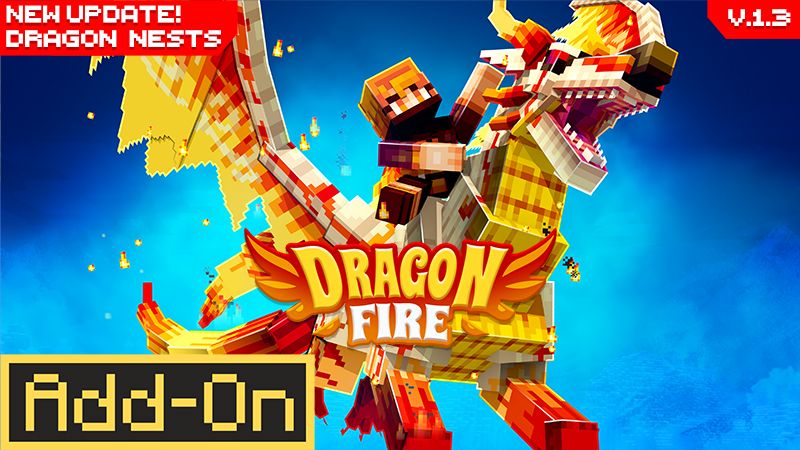 DragonFire Add-On on the Minecraft Marketplace by spectral-studios