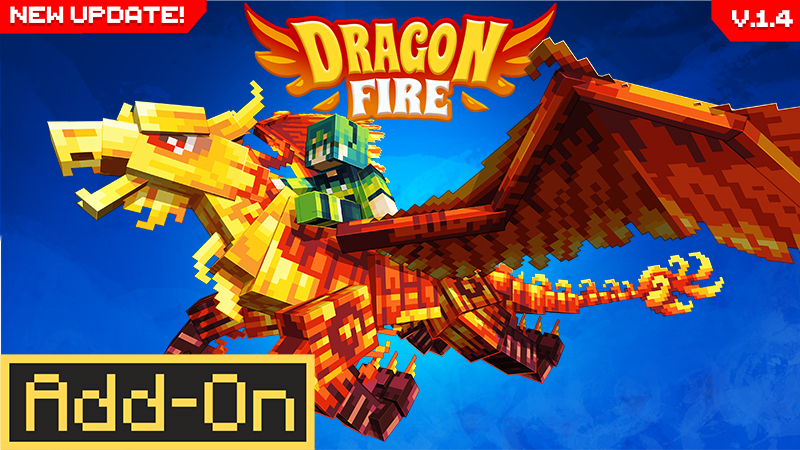 DragonFire Lite Add-On on the Minecraft Marketplace by Spectral Studios