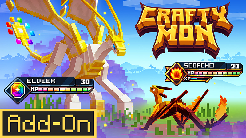CRAFTYMON Add-On on the Minecraft Marketplace by Starfish Studios
