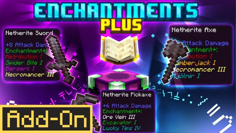 Enchantments Plus on the Minecraft Marketplace by StarkTMA