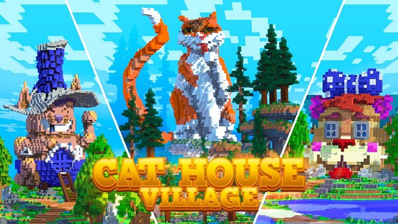 Cat House Village on the Minecraft Marketplace by Street Studios