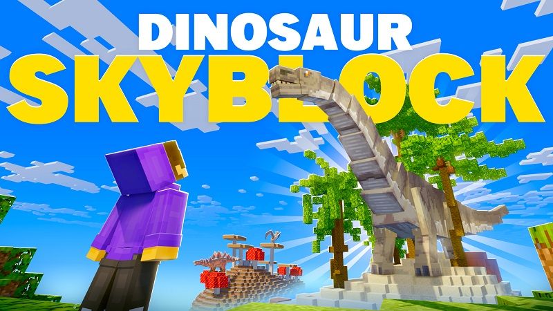 Dinosaur Skyblock on the Minecraft Marketplace by Street Studios