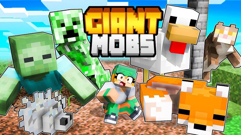 Giant Mobs on the Minecraft Marketplace by Street Studios