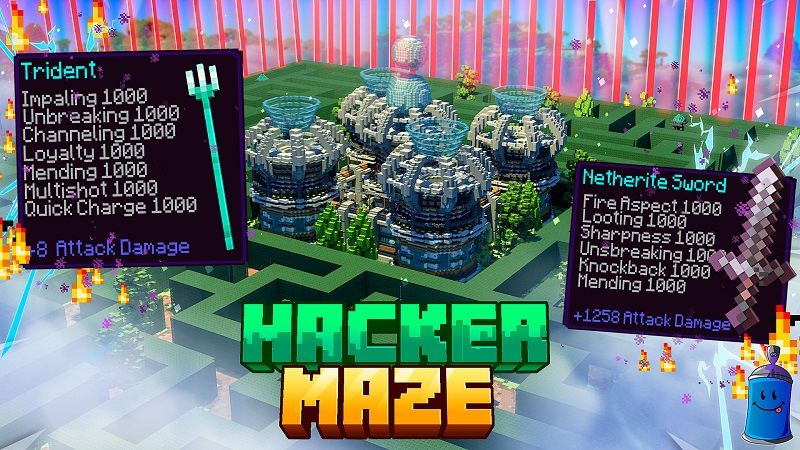 Hacker Maze on the Minecraft Marketplace by Street Studios