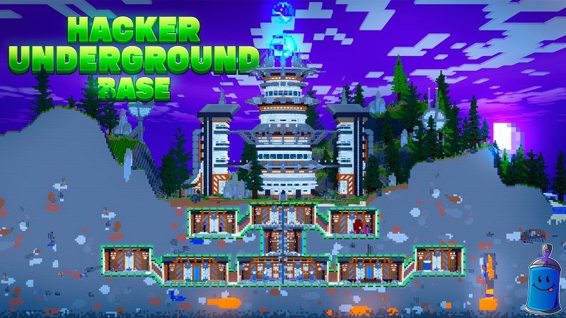 Hacker Underground Base on the Minecraft Marketplace by Street Studios