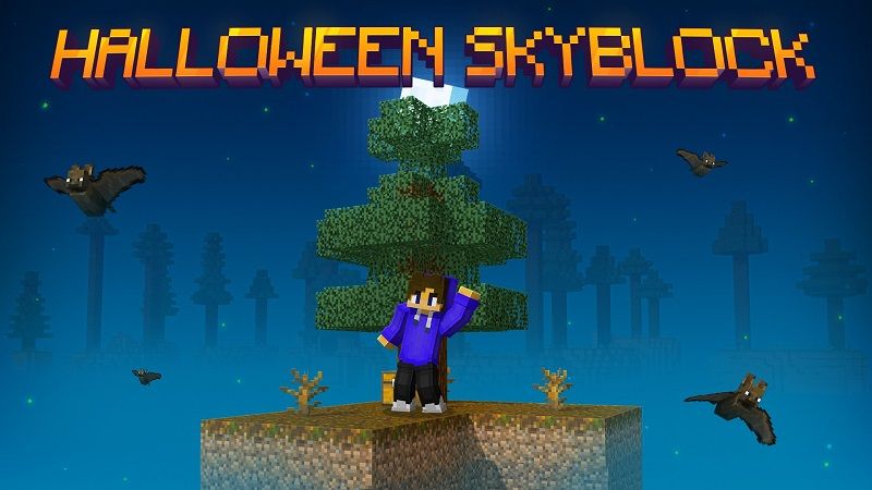 Halloween Skyblock on the Minecraft Marketplace by Street Studios