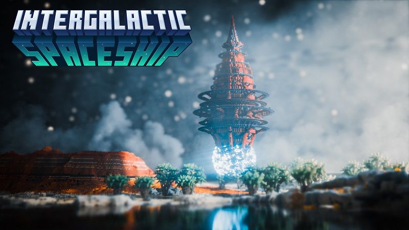 Intergalactic Spaceship on the Minecraft Marketplace by Street Studios