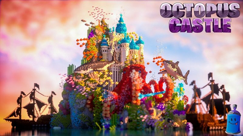 Octopus Castle on the Minecraft Marketplace by Street Studios