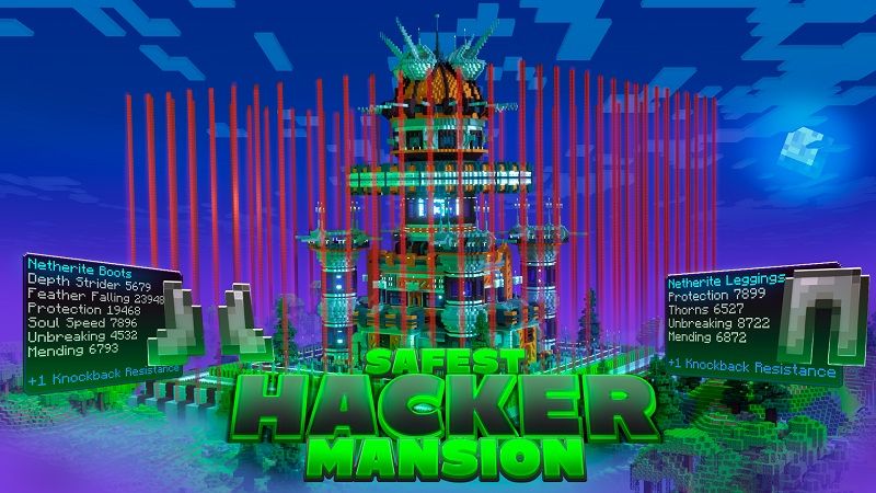 Safest Hacker Mansion on the Minecraft Marketplace by Street Studios