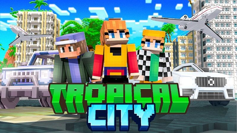 Tropical City on the Minecraft Marketplace by Street Studios