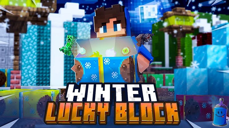 Winter Lucky Block on the Minecraft Marketplace by Street Studios