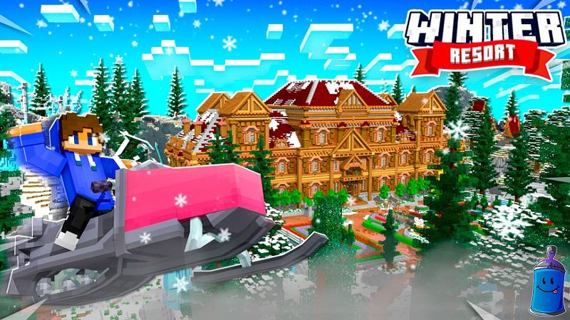 Winter Resort on the Minecraft Marketplace by Street Studios