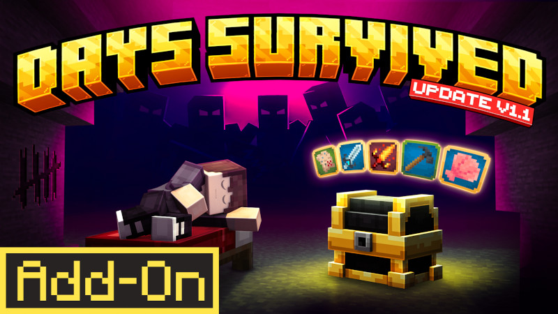 Days Survived Counter on the Minecraft Marketplace by Syclone Studios