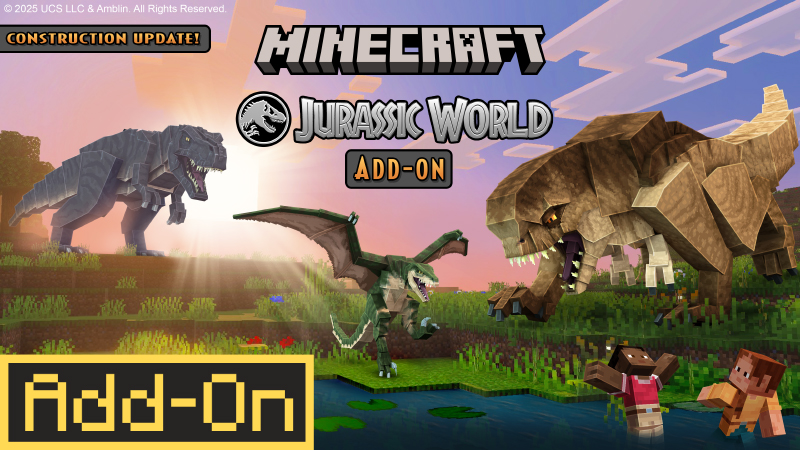 Jurassic World Add-On on the Minecraft Marketplace by Syclone Studios