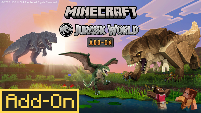 Jurassic World Add-On on the Minecraft Marketplace by Syclone Studios