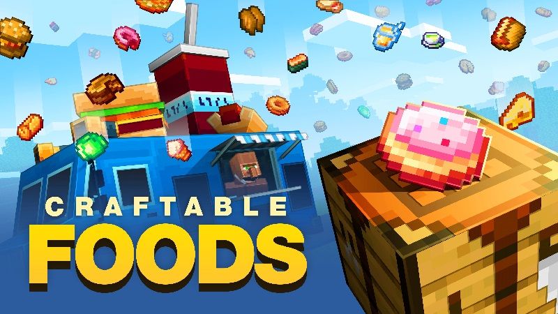 Craftable Foods on the Minecraft Marketplace by Team Vaeron