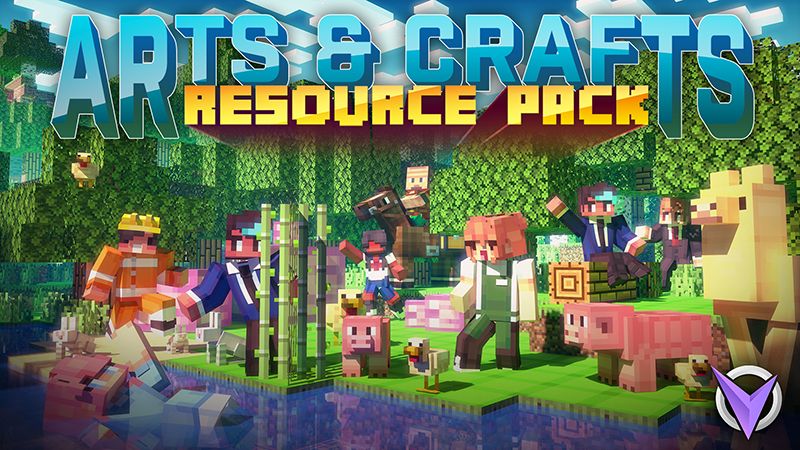 Arts & Crafts Resource Pack on the Minecraft Marketplace by Team Visionary