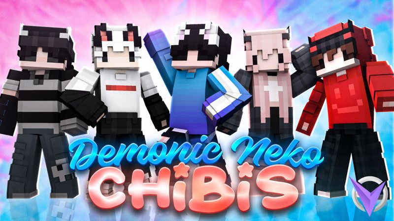 Demonic Neko Chibis on the Minecraft Marketplace by Team Visionary