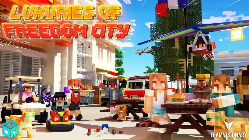 Luxuries of Freedom City on the Minecraft Marketplace by team-visionary