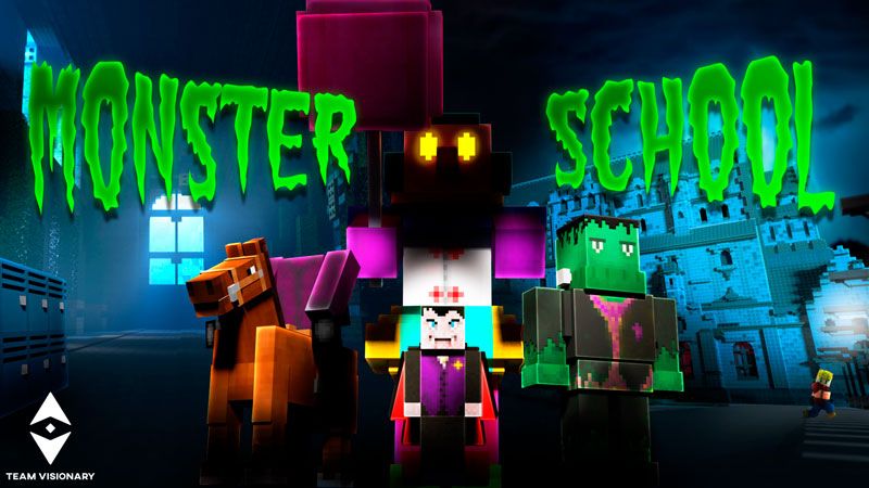 Monster School on the Minecraft Marketplace by Team Visionary