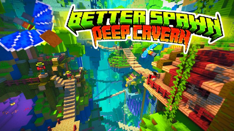 Better Spawn: Deep Cavern on the Minecraft Marketplace by Team VoidFeather