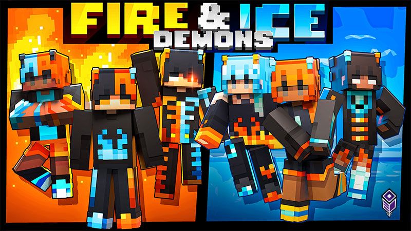 FIRE & ICE DEMONS on the Minecraft Marketplace by team-voidfeather