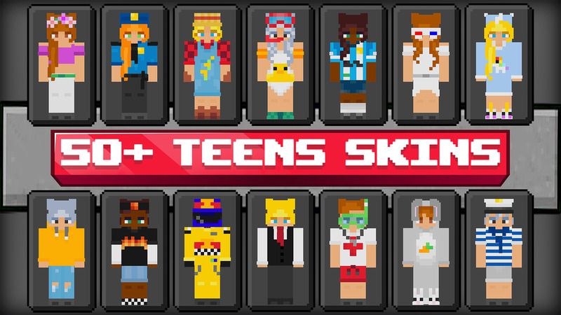 50+ TEENS SKINS on the Minecraft Marketplace by Teplight