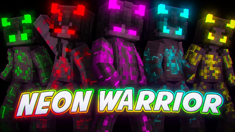 Neon Warrior on the Minecraft Marketplace by Teplight