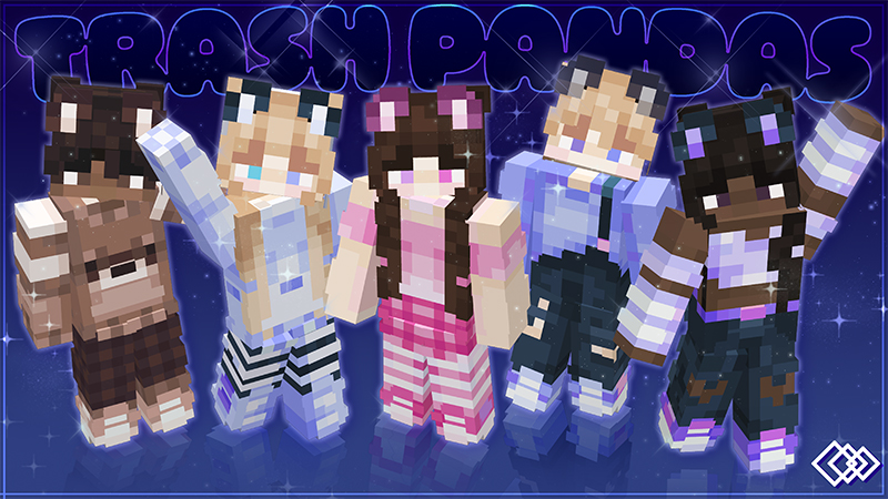 Dreamy Trash Pandas on the Minecraft Marketplace by Tetrascape