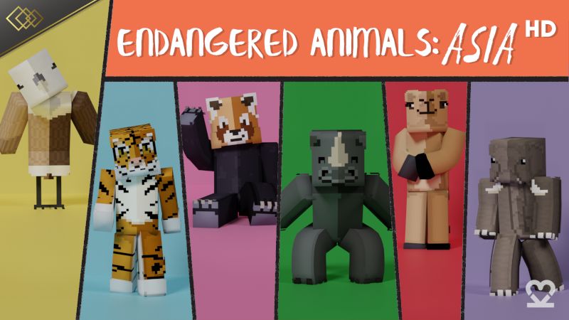 Endangered Animals: Asia HD on the Minecraft Marketplace by Tetrascape