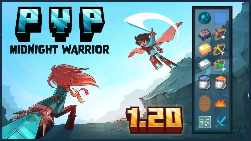 PVP: Midnight Warrior on the Minecraft Marketplace by Tetrascape