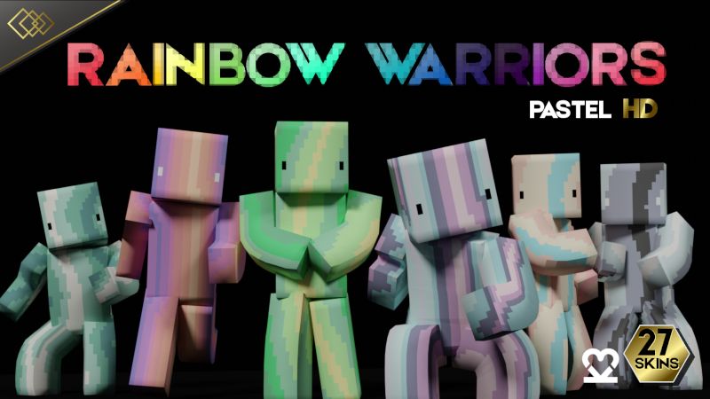 Rainbow Warriors: Pastel HD on the Minecraft Marketplace by Tetrascape