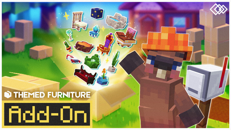 Themed Furniture Add-On on the Minecraft Marketplace by Tetrascape