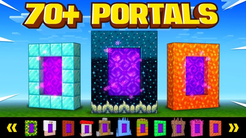 70+ Portals on the Minecraft Marketplace by The Craft Stars