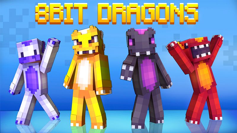 8bit Dragons on the Minecraft Marketplace by The Craft Stars